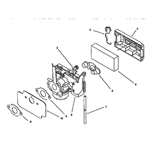 Engine Assembly 5 Diagram and Parts List for 10314-7900001ANDUP  Lawn Boy Lawn Mower